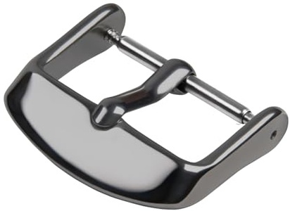 Archer Watch Straps - Fibbie per Cinturini in Acciaio Inossidabile (Grigio Lucido, 20mm)