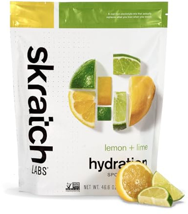 Skratch Labs Hydration Sports Drink Mix, Lemon Lime, 60 Servings
