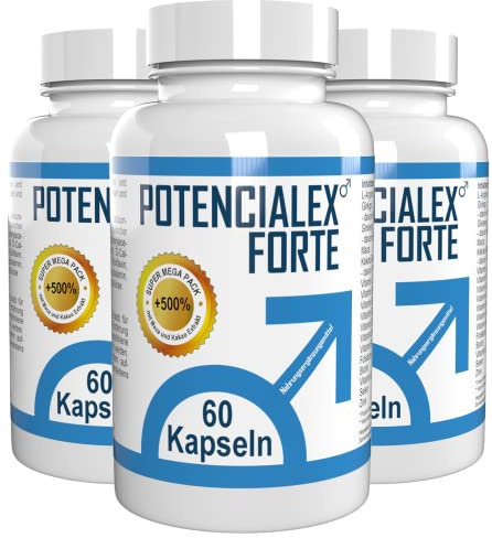 Potencialex Forte 180 cápsulas (3x 60 cápsulas) - Paquete de 3 unidades