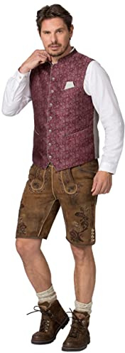 Stockerpoint Edward Chaleco Tradicional, Burdeos, 56 para Hombre