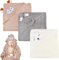 Wffeila 3 Stück Baby Badetuch Set, Baby Kapuzenhandtuch, Kapuzenbadetüch für Kinder, Babyhandtuch Bambus Super Saugfähig, Kleinkind Badetücher mit DREI Mustern als Baby Geschenk