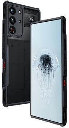 Ltezixal Case Compatible with Nubia Red Magic 10 Pro/10 Pro+/10S Pro/10S Pro+, [Droproof] [Sweat-Proof] [Fingerprint-Proof] Shockproof Protective Phone Case,Black