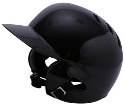 rockible Softball Schutzhelm für Kinder im Baseballstil für Wettbewerbe, Schwarz
