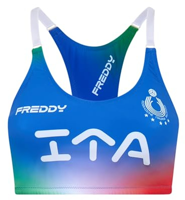 FREDDY - Top Donna Beach Volley Nazionale Italia 2025/26, Donna, Azzurro, Small
