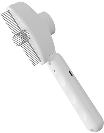 Cepillo De Vapor Gato Peine Masajeador Con Botón Expulsor De Pelo | Cepillo De Aseo Con Spray Masaje Limpieza Peinado Pelo Largo Corto Subpelo Enredo Razas Interior