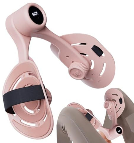 Arroopu Entraîneur Cuisses pour Femmes,Appareil d'exercice du Plancher Pelvien avec Compteur Écran,Entraîneur Cuisses Internes Et Jambes - Usage Maison Post-Partum