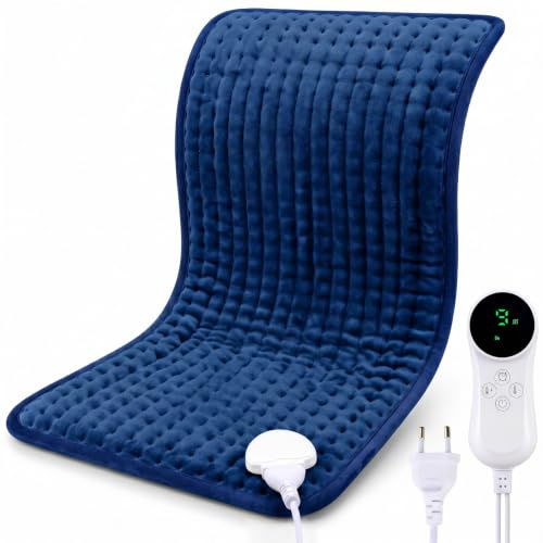 30 x 60 cm Heizkissen Blau für Rücken Nacken Schulter Bauch