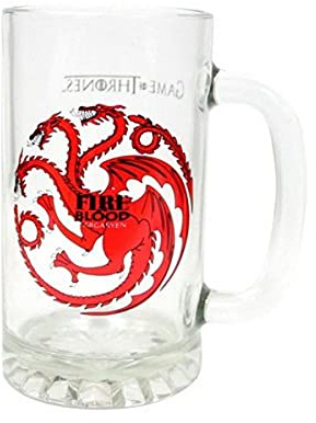 Star images [Storbritanniens import] Game of Thrones Targaryen ölglas