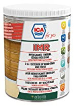Ica For You IMR00 - Impregnante Finitura Ceroso All'Acqua per Legno, 2-in-1 Impregna e Protegge a Lungo, per Esterni, Neutro, 0.75 L - IMR00-0075