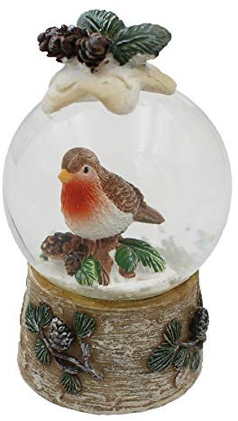Christmas Robin Mini 45 mm Palla di neve Waterball 4316