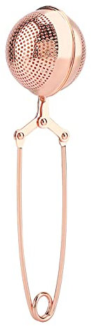 GOTOTOP Tetera, colador de bolas de té de malla de acero inoxidable, filtro de té, filtro de tetera portátil, coladores de té de mango largo para filtrar hojas de té