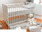 B4Beds White Baby Bed Baby Cot Cot Bed with Mattress Included and a Drawer
