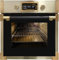 Kaiser EH 6427 AD Retro Pyrolyse Einbau Backofen 60 cm | Elektrobackofen 73L | Schwarz Glas | Pizzastein | Infrarotgrill | Heißluftsystem