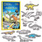 NATIONAL GEOGRAPHIC Buntglas-Set für Kinder – leuchtende Dinosaurier, Kunst- und Bastelset für Kinder, Fenster-Sonnenfänger-Set, Kunst für Kinder im Alter von 4–8 Jahren, Fenster-Kunst-Bastelset