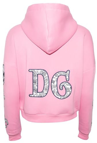Roberto Geissini Damen Hoodie Patch-Davina pink XL