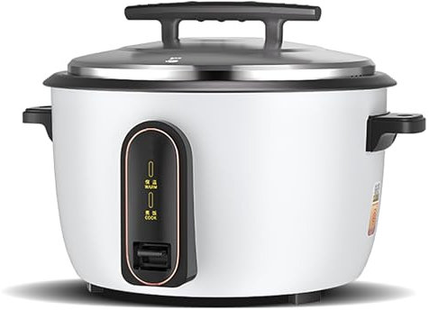 ASumPio Cuociriso Commerciale Grande E Scaldavivande, Pentola Interna Antiaderente/modalità di Riscaldamento Automatico/Funzionamento con Un Solo Tocco/con Misurino E Cucchiaio P,One Color-13L-1900W