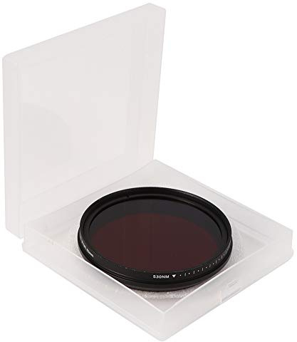 Pongnas Filtro IR, Filtros IR Infrarrojo con Aleación de Aluminio de Alto Rendimiento y Vidrio óptico para Fotografía (62 mm)