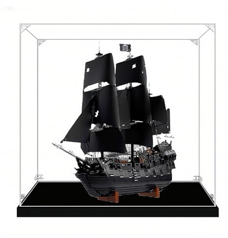 Vitrine en acrylique pour Lego 10365 Black Pearl Ship, boîte de rangement, boîte de rangement transparente, boîte de présentation compatible avec 10365 (boîte uniquement) (2 mm)