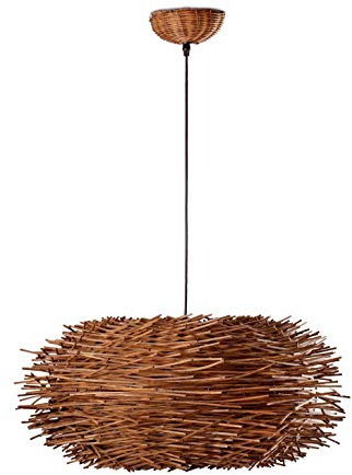 Pendelleuchte Nest braun Design für Restaurant rustikalen