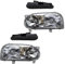 BESTPRICE 2x phares avant Phares principaux gauche + droite Compatible avec VW GOLF 3 (1H1), GOLF 3 Cabriolet (1E7), GOLF 3 Variant (1H5)