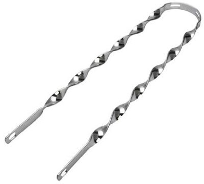 Alta Flat Twisted Beach Cruiser Lowrider Fender Braces Chrome Multiple Sizes. (26)