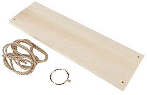 Étagère de balançoire, étagère de balançoire en bois pot de fleur support mural balcon support de jardinière de jardin(Couleur du bois)