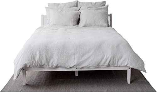 My Linen Home | Leinen Bettwäsche Set | 100% Stonewashed Leinen | Bettwäsche Leinen Single Set | Bettwäsche 135x200 cm - 1 Deckenbezug | 1 Kissenbezug 40x80 cm | Natur