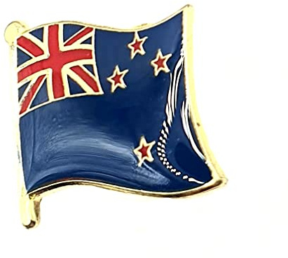 Nya Zeeland kiwi metall emalj landsflagga nål emblem, Metall