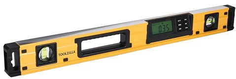 TOOLZILLA Elite 61 cm Smart Digital Wasserwaage – IP54 bewertet für Staub- und Wasserbeständigkeit – Präzisions-Torpedo-Füllstandsmesswerkzeug – langlebig, stoßfest mit verlängerter Akkulaufzeit