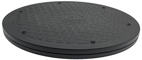 CCHAMP Lazy Susan Drehteller, 25 cm, 360 Grad drehbare Plattform, Mehrzweck-Drehfuß, drehbare Plattform, drehbarer Fernseher, PC-Monitorständer, Bonsai-Pflanzen