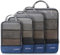 Prezon Komprimierbaren Packwürfeln zur Organisation Ihres Reisegepäcks, Compression Packing Cube, Packtaschen Set & Gepäck Organizer für Rucksack & Koffer