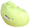 Kinzler S-10009/27 Sitzsack Billy, ca. Ø65 x H75 cm, klassische Tropfenform, Indoor, in vielen verschiedenen Farben, robuster Jeansstoff, Apfel grün