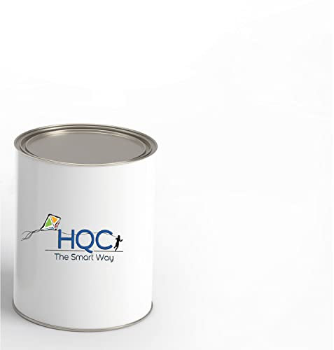 HQC Matt Emulsion Paint for Walls | Stain Blocker | Use in Moist & Damp Areas | Low Odour & Quick Dry 0.5L Brilliant White