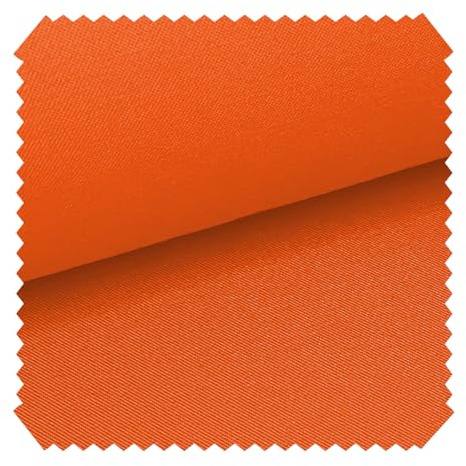 novely® PROVENT Schwerer Twill - 100% Baumwolle - Reißfester Möbelstoff - Polsterstoff für Arbeitskleidung - Pflegeleichte Meterware 1 lfm | Farbe: 18 Orange