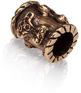 NKlaus beard jewellery Thor hammer Viking jewellery bronze hair jewellery unisex 4321