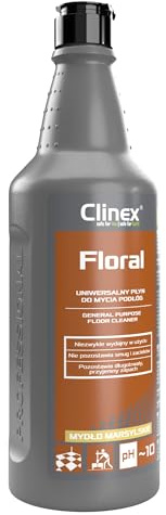 Clinex Bodenreiniger Mittel FLORAL MARSILLE-SEIFE/ 1 Liter/Allzweckreiniger Wischflüssigkeit für Boden, Parkett, Fliesen Parkettreiniger Reinigungskonzentrat/Reiniger Flüssigkeit