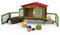 schleich FARM WORLD | Kaninchenstall 42728 | Set aus 3 Kaninchen, mit Stall, Futter und vielem Zubehör | detaillierte Tierfiguren | Bauernhof Spielzeug für Kinder ab 3 Jahre | Set aus 17 Teilen