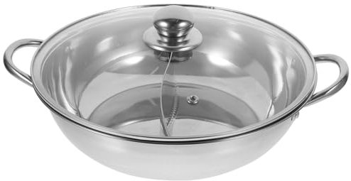 MOTHNUR Pentola Per Stufato Di Anatra Mandarina, Pentola Per Stufato A Doppio Sapore, Pentola Multiuso, Pentola Per Zuppa A Doppia Faccia, Pentola Per Stufato, Pentola Con Divisorio,