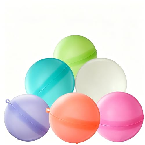 ZhouWei 24 Piezas Globos de Agua Reutilizables Reusable Water Balloons
