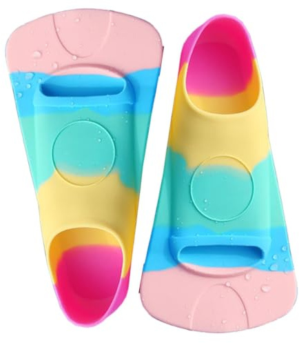 Swim Fins Kids, Kids Flippers Sport Fins Food-Silicone Swim Flippers | Professionell träningsutrustning för barn, flickor, nybörjare
