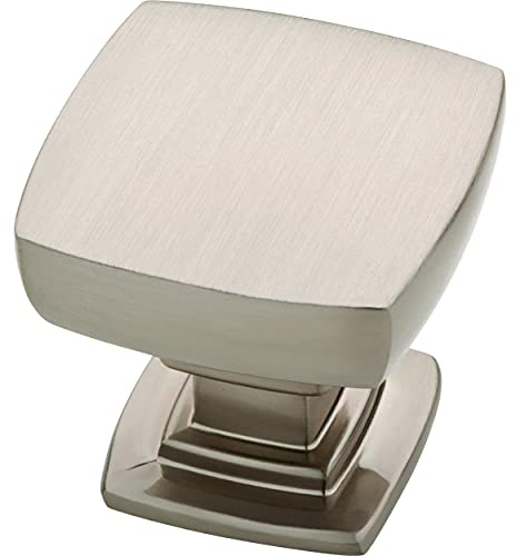 Franklin Brass (10-Pack) – Brushed Nickel Cabinet Knobs for Dressers, Drawers, Kitchen Cabinet Door, Vanity, Furniture, Closet Knobs, 1-1/8 Inch Square | Webber
