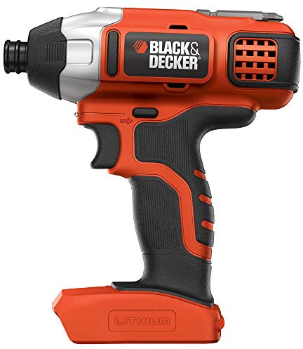 BLACK+DECKER 20V MAX* POWERCONNECT 1/4 in. Cordless Impact Driver, Tool Only (BDCI20B)