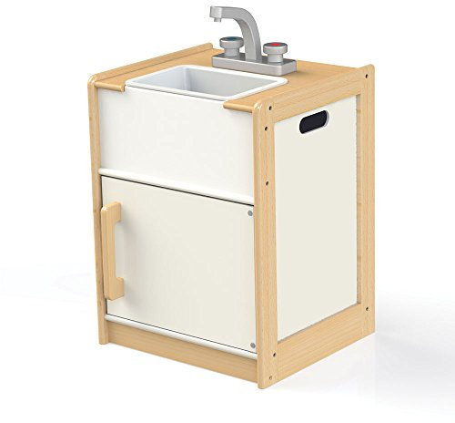 Tidlo T0300 Évier de Jeu en Bois Multicolore 35 x 40 x 54 cm