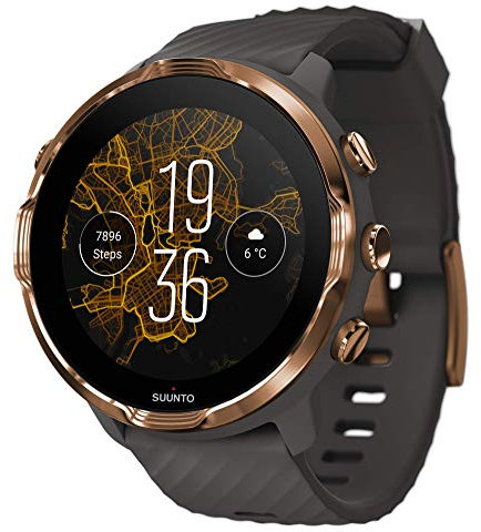 SUUNTO 7 Smartwatch mit vielseitigen Einsatzmöglichkeiten und Wear OS by Google