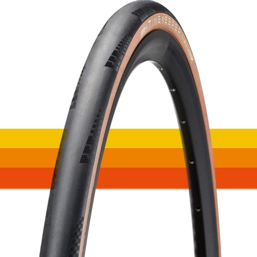 AMERICAN CLASSIC Road Bike Tire, Replacement Tire for Road Bicycle, Road Racing - Timekeeper, 700 x 25c, 700 x 28c, 700 x 30c (700 x 25c - Tan - Tubeless 1)