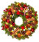 GlobaLink Decoración de Navidad Christmas Wreath Adornos Navideños Regalos Corona de Navidad de 40cm, 40LED, Christmas Door Wreath Navidad Corona para Chimeneas, Ventanas, Puertas, Paredes