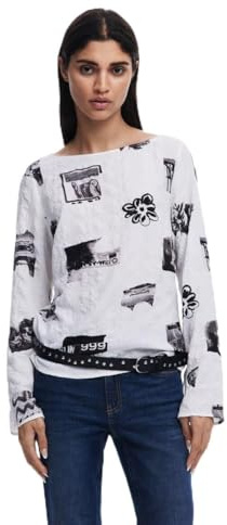 Desigual BLUS_TIQUE, 1000 White, XL