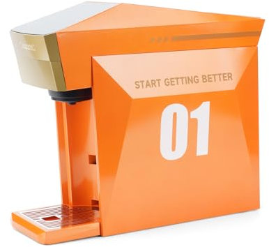 HAILASRE multifunctional 3 in 1 espresso Machine, 19 Bar, for NE Original/lor/Dolce Gusto/ground coffee Capsules (Orange)