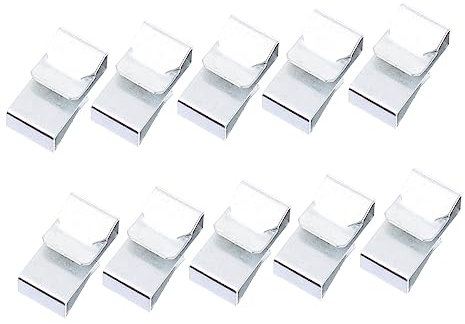 LAPYAPPE 25Pièces Clips De Métalliques Pratiques Pour Fixation De Remorque Supports Robusts Pour Câbles