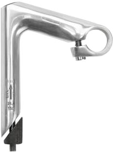 Generisch Fahrrad Rennrad Vorbau 150mm Aluminium Silber 100mm lang Retro Race Bike Ø 22,2 mm für 1 Zoll Gabel Durchmesser